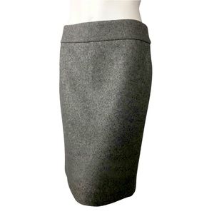 J. Crew Gray Wool Skirt
